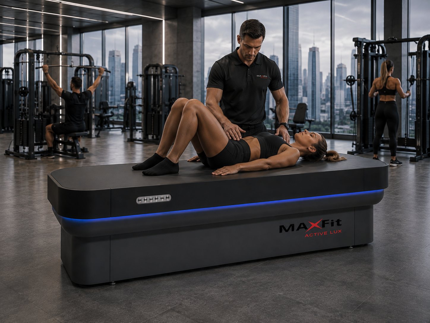 Тренировка на MAXFIT Active Lux в премиальном фитнес-клубе